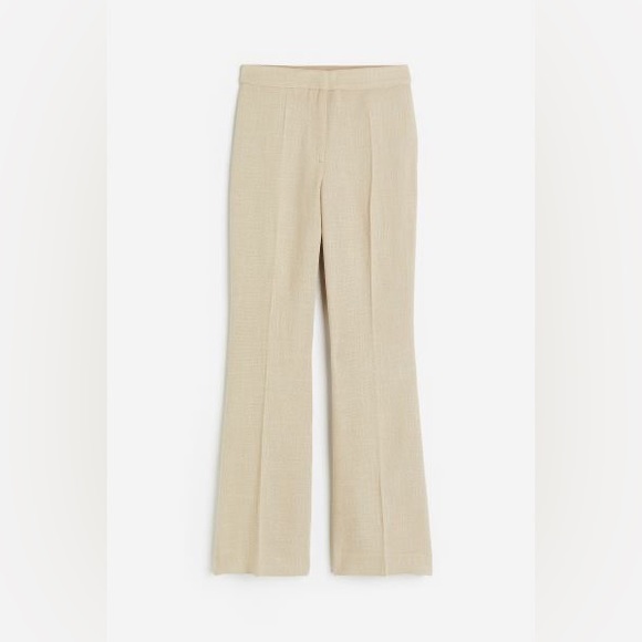 Flared Dress Pants in Beige - Picture 8 of 9